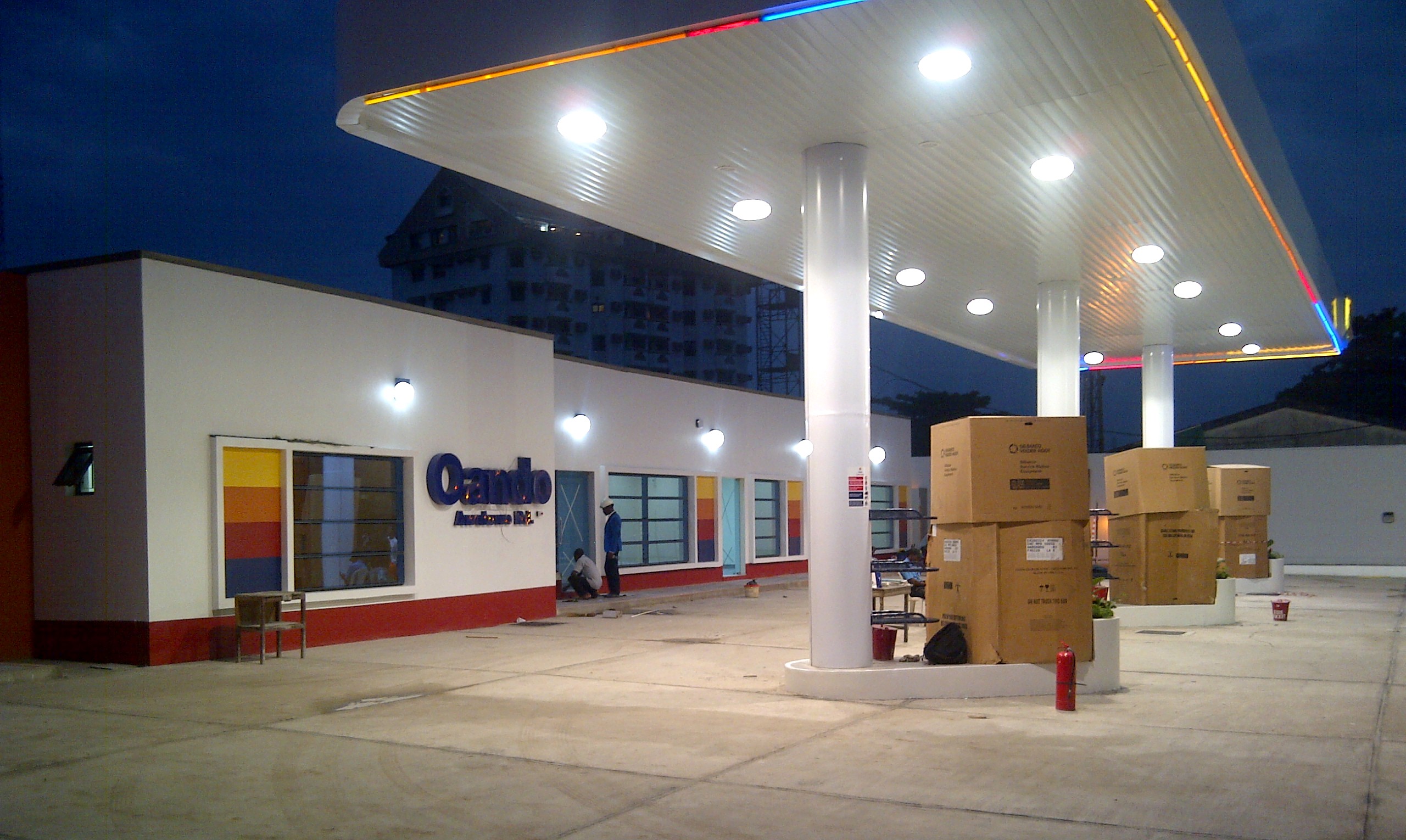 OANDO SERVICE STATION, IKOYI.